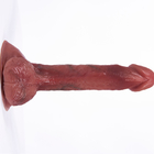 Baguette de silicone de jouet de sexe de gode de double couche de 21cm pour la masturbation de femme