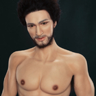 Homme barbu principal masculin adulte grandeur nature de silicone de poupées de la CE ROHS vrai