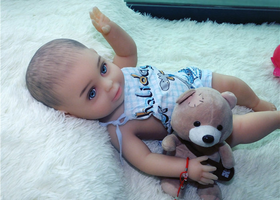 Mini Boy réaliste 58cm bébé de renaissance de 23 pouces - jouets infantiles d'enfants de poupée